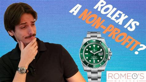 is rolex really a nonprofit